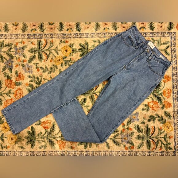 Frame Le High 'N' Tight Straight Leg Jeans Size 28 High Rise - Picture 1 of 8